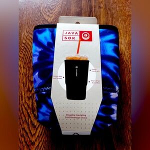 NWT blue tie dye size large Java Sok